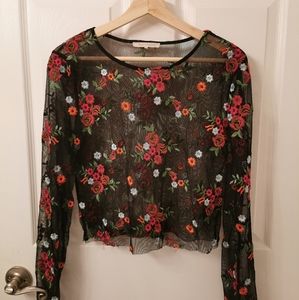 Urban Outfitters Beautiful Sheer Top